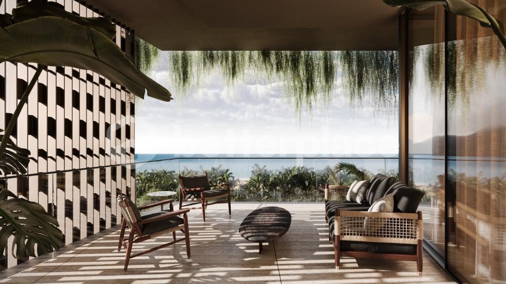 Live the High Life: Elegant and Furnished Leasehold 1-Bed Ocean View in Canggu – Lima Beach