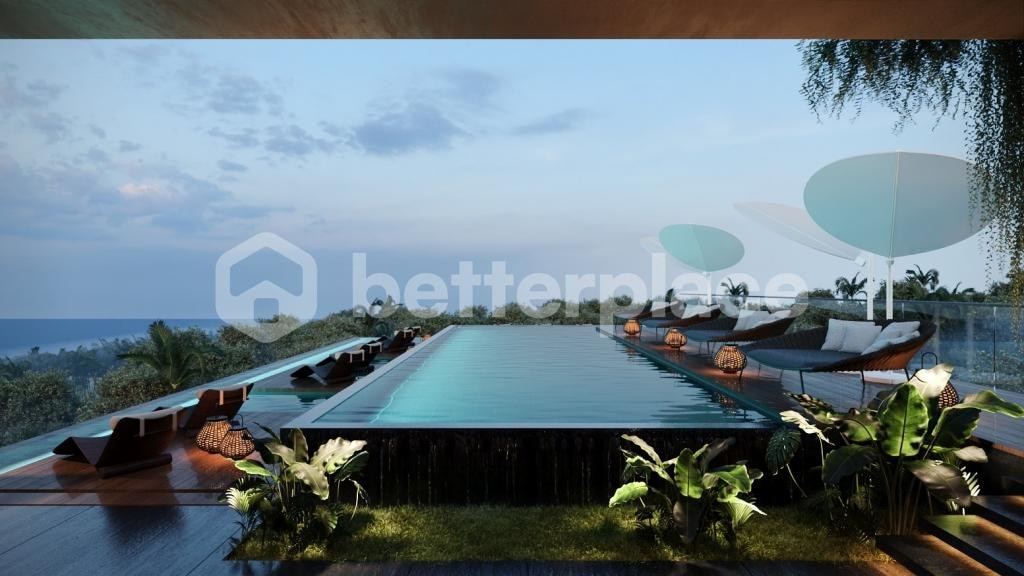 Live the High Life: Elegant and Furnished Leasehold 1-Bed Ocean View in Canggu – Lima Beach