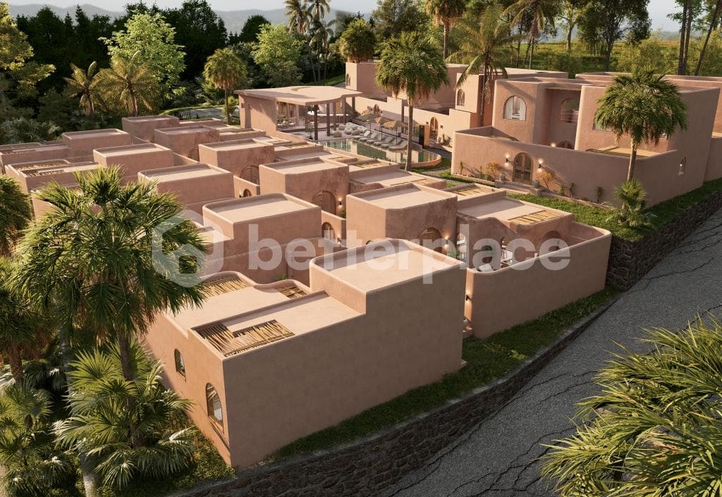 Discover Elevated Coastal Living in a Modern Moroccan 1-Bed Villa with Private Pool, Steps from the Pristine Shores of Kuta Lombok