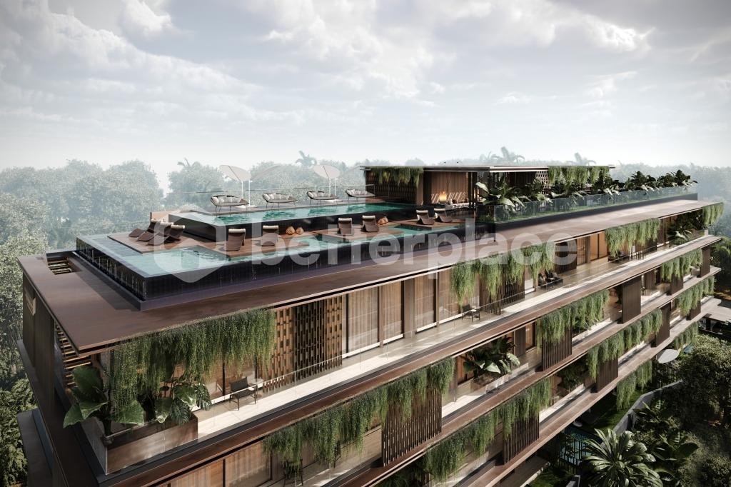 Live the High Life: Elegant and Furnished Leasehold 1-Bed Ocean View in Canggu – Lima Beach