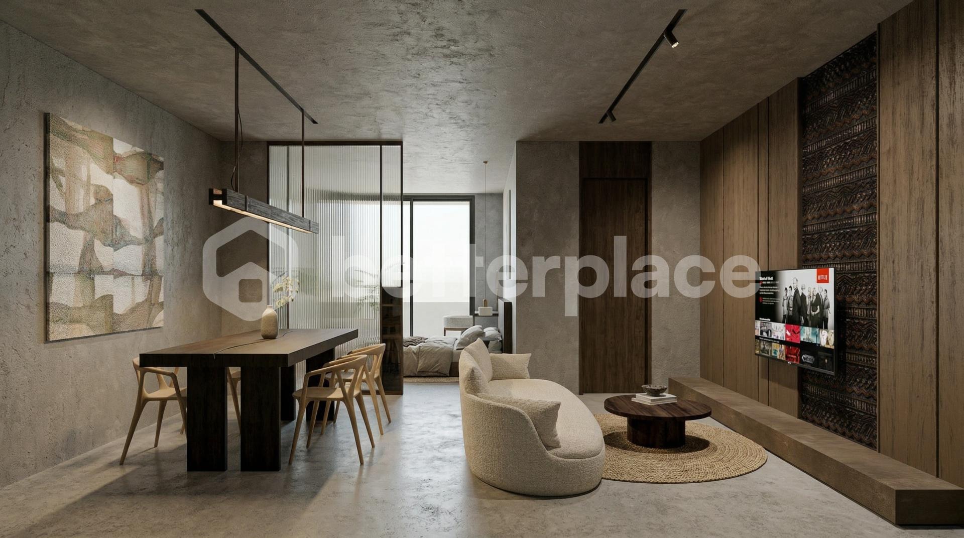 Live the High Life: Elegant and Furnished Leasehold 1-Bed Ocean View in Canggu – Lima Beach