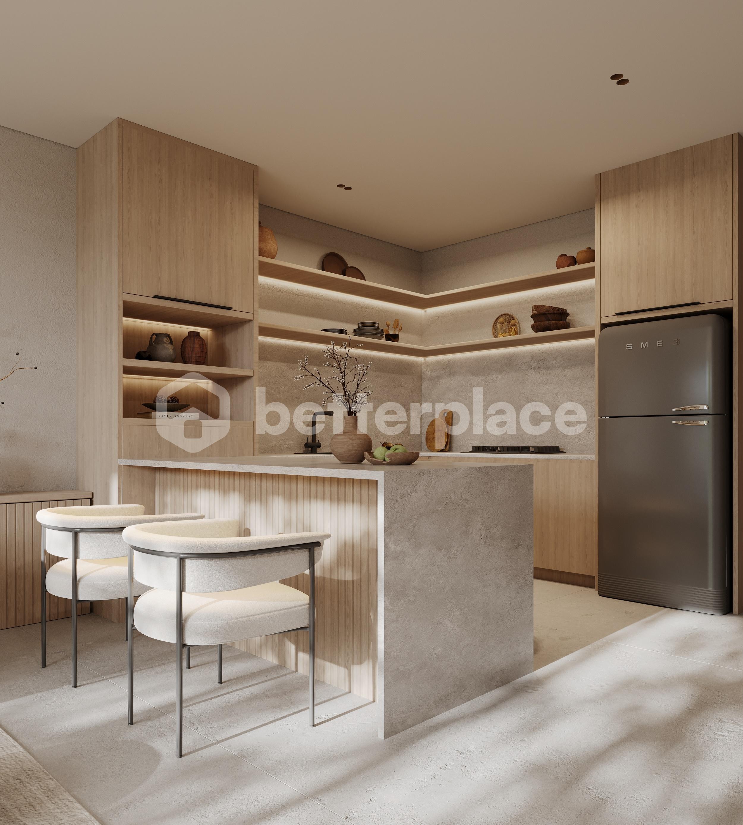 Contemporary 1 Bedroom Apartment in Premium North Canggu Complex Sunset Views