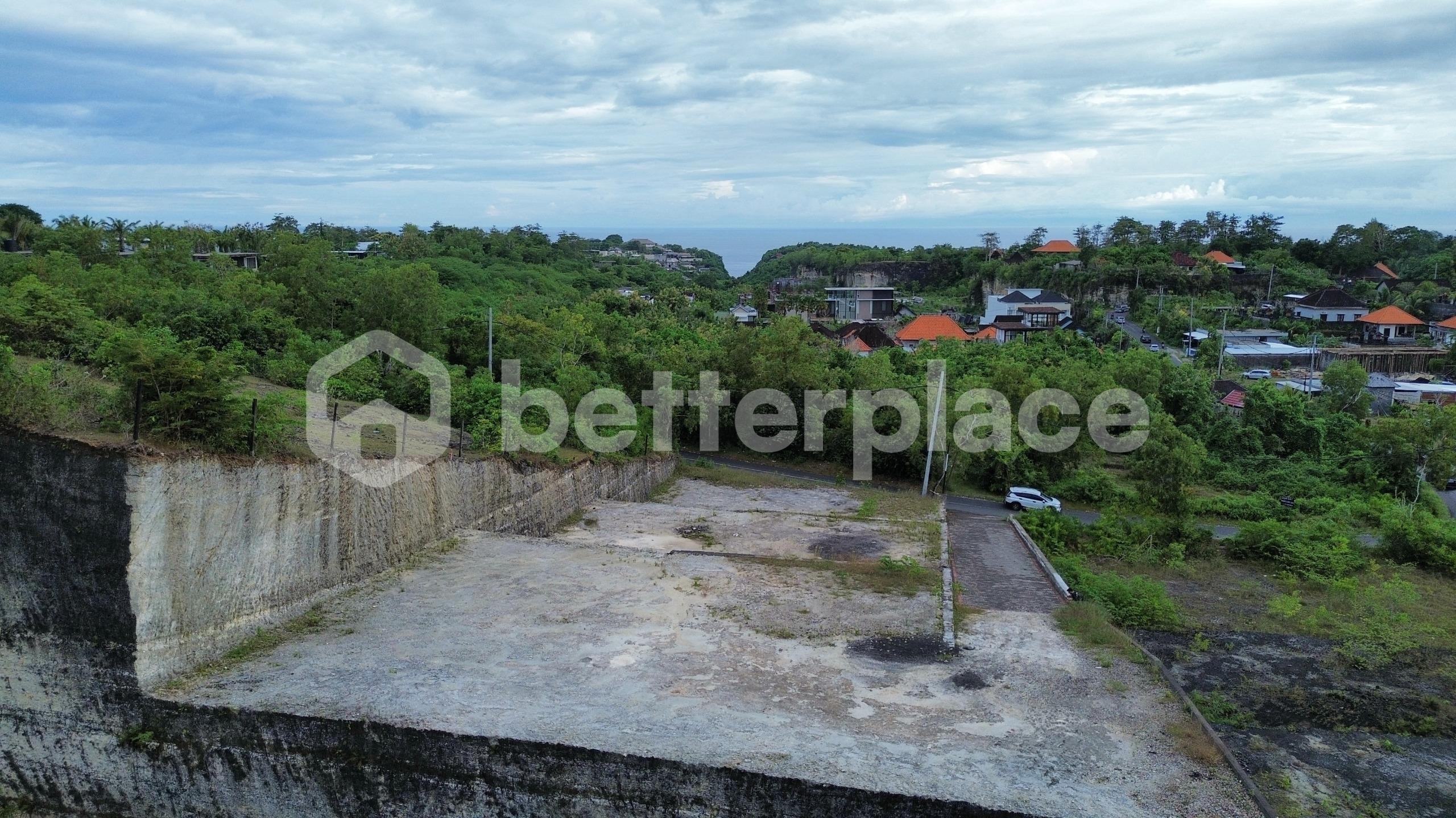 Elevated Ungasan Land — 1,409 sqm Leasehold with Achievable Ocean Views, Ten Minutes from Melasti Beach