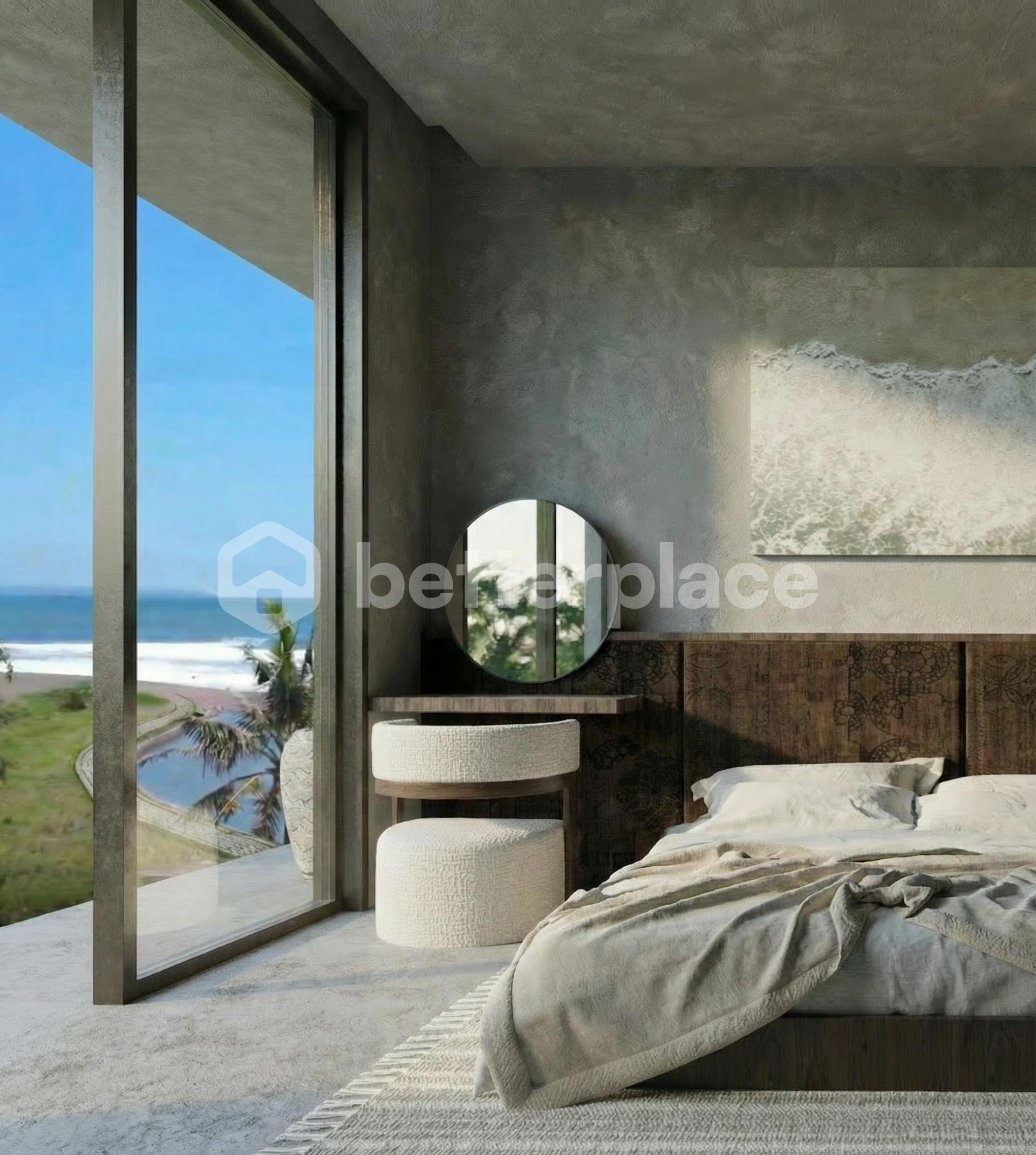 Live the High Life: Elegant and Furnished Leasehold 1-Bed Ocean View in Canggu – Lima Beach