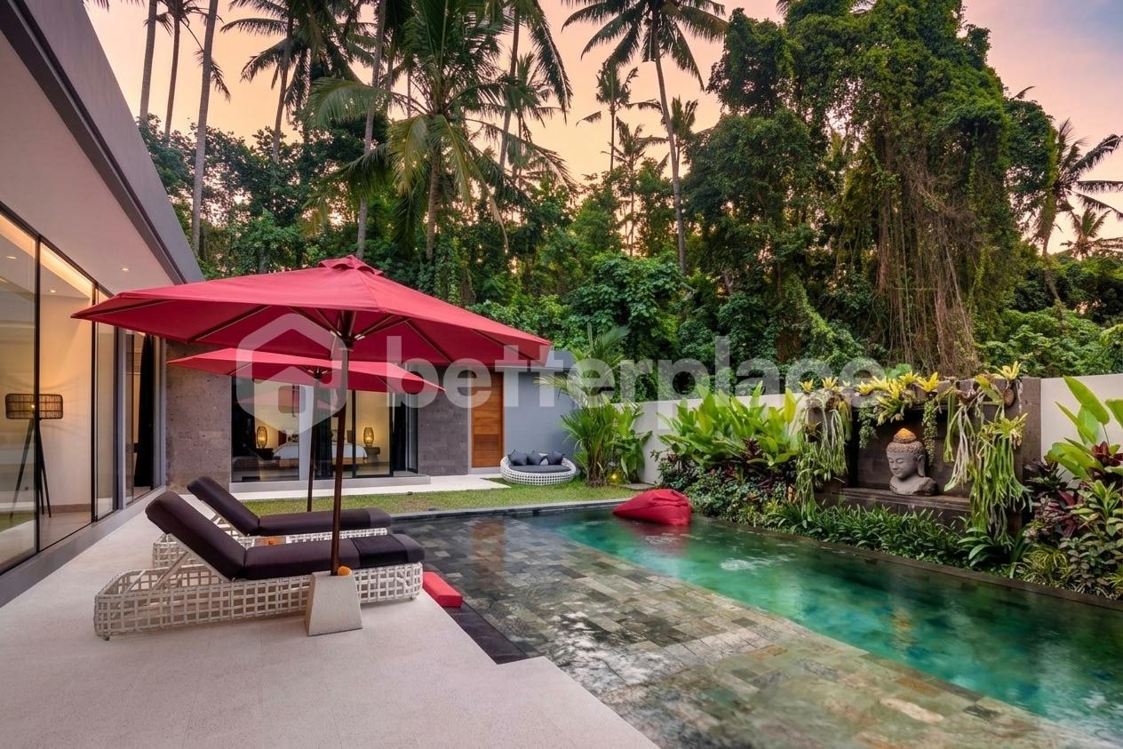 A Rare Blend of Serenity and Convenience: Move-In Ready 2-Bed Villa Steps from Ubud’s Finest Dining and Wellness