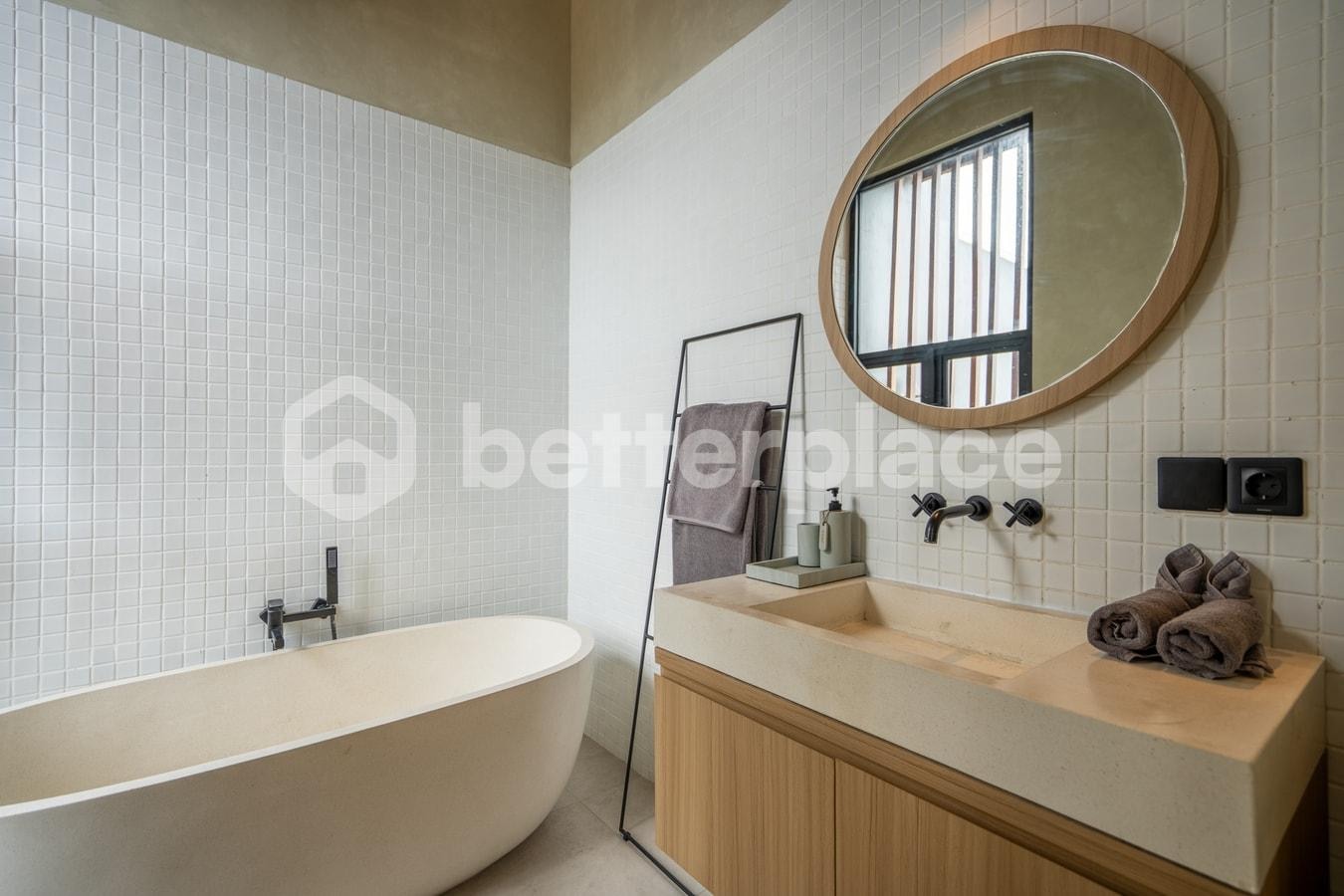 Tropical Contemporary 2 Bedroom Villa with Rooftop in Pererenan, 5 Minutes to the Beach