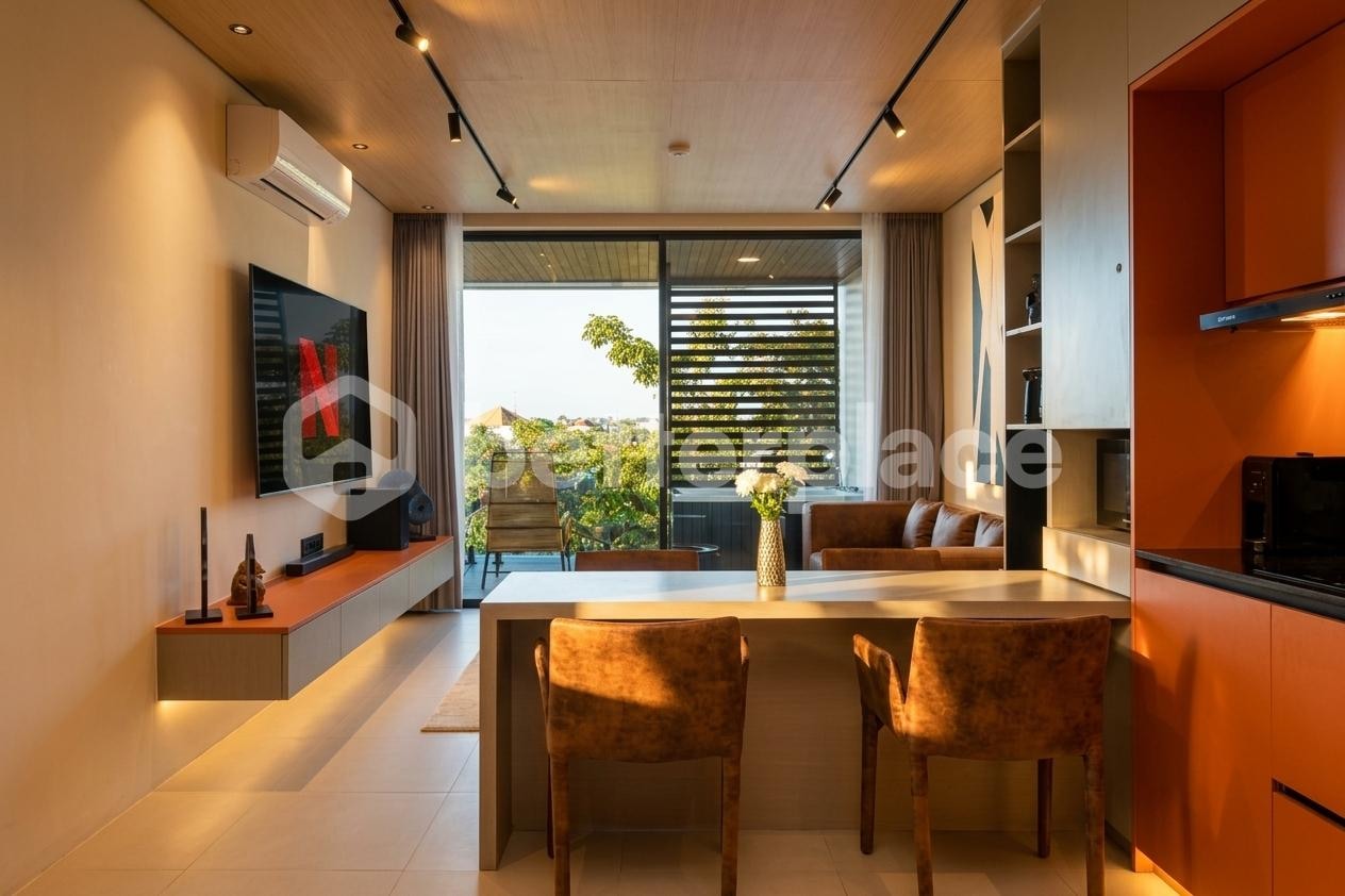 Beach Clubs, Cafés and Surf Within Reach, Peace Within Your Walls — Contemporary Berawa Apartment for Sale