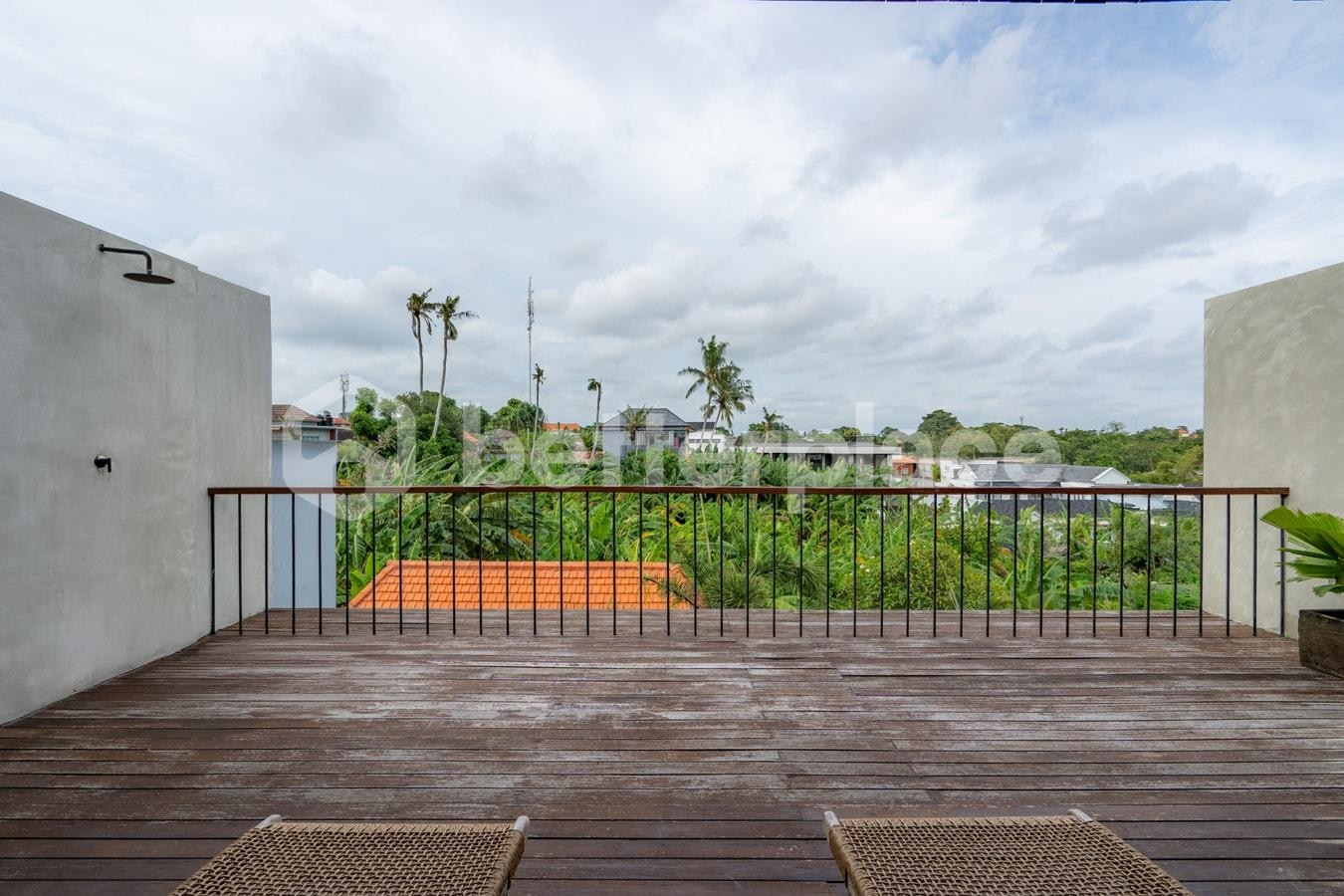 Tropical Contemporary 2 Bedroom Villa with Rooftop in Pererenan, 5 Minutes to the Beach