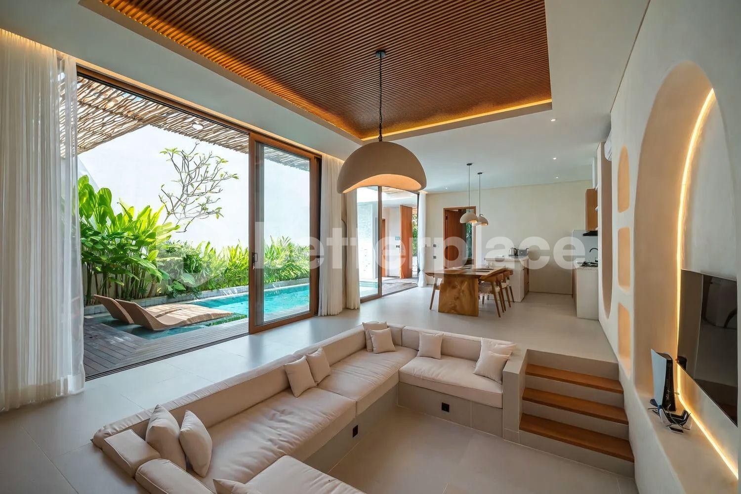 Stunning Mediterranean Design 2 Bedrooms for Sale Leasehold in Heart of Uluwatu