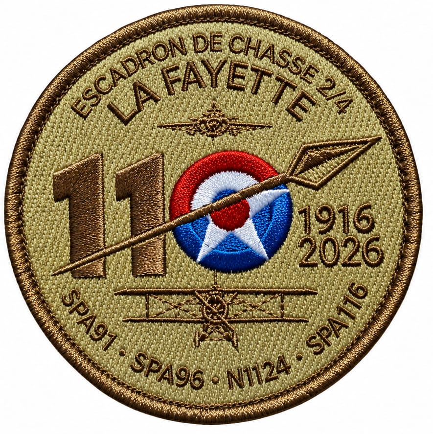 Patch 110 ans tissu