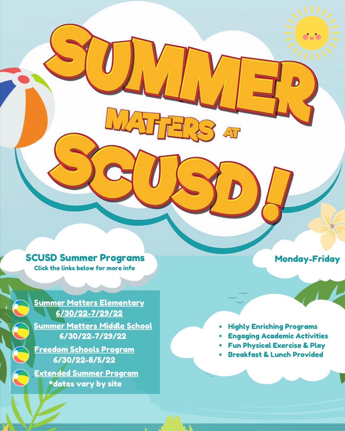 summer matters at scusd