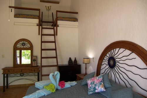 This loft makes it a great room for kids