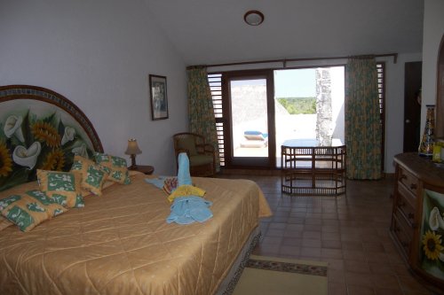 All three bedrooms are spacious and private