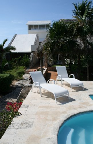 Poolside relaxing is a necessary part of your Mexican holiday