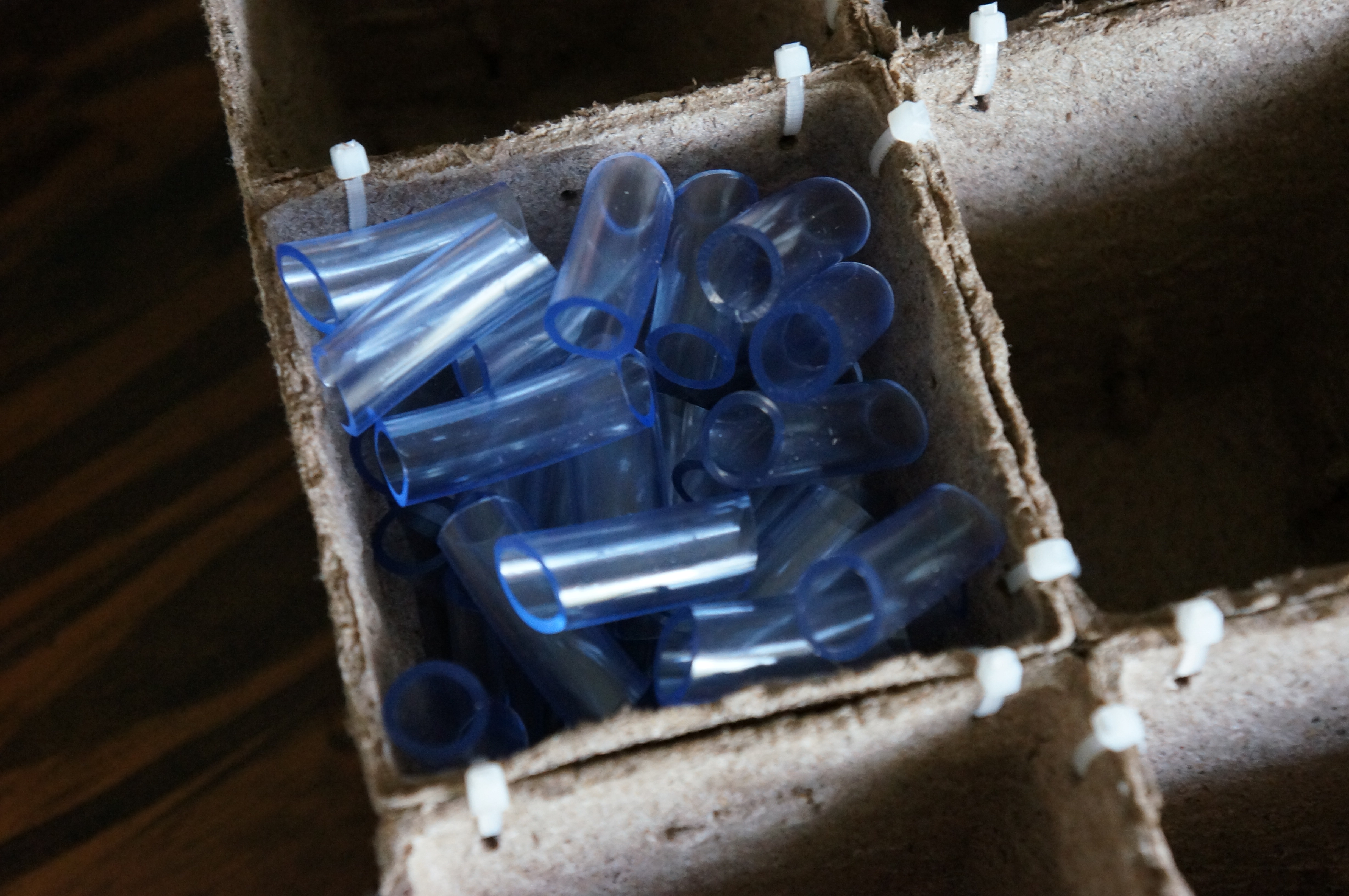 Custom cut plastic tubing