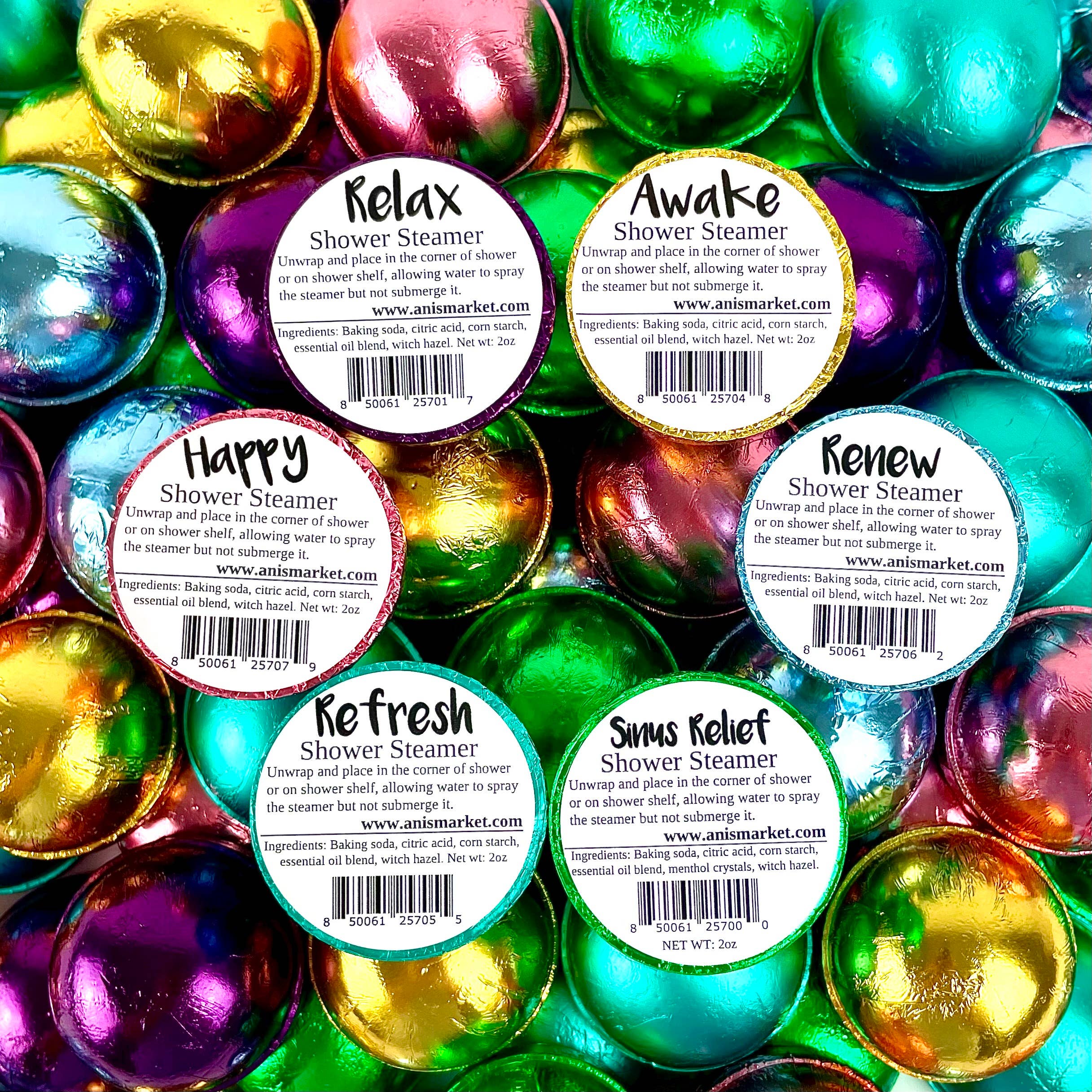 Natural Aromatherapy Shower Steamers Bombs - Image 1