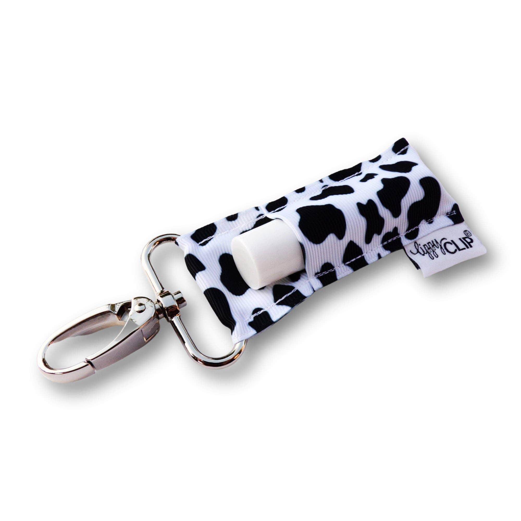 Cow Print LippyClip® Lip Balm Holder - Image 1