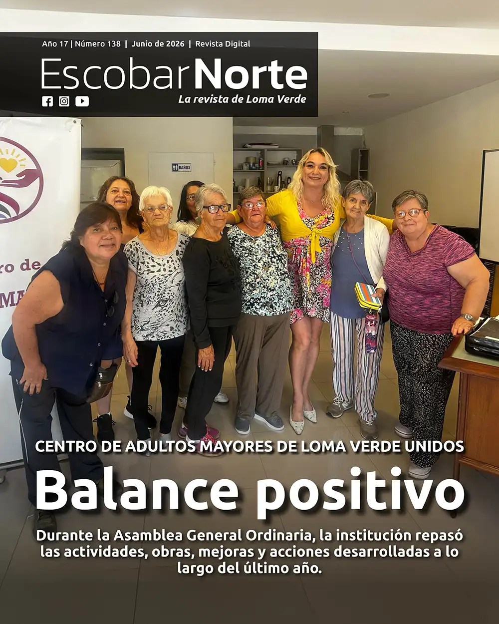 CENTRO DE ADULTOS MAYORES DE LOMA VERDE UNIDOS Balance positivo