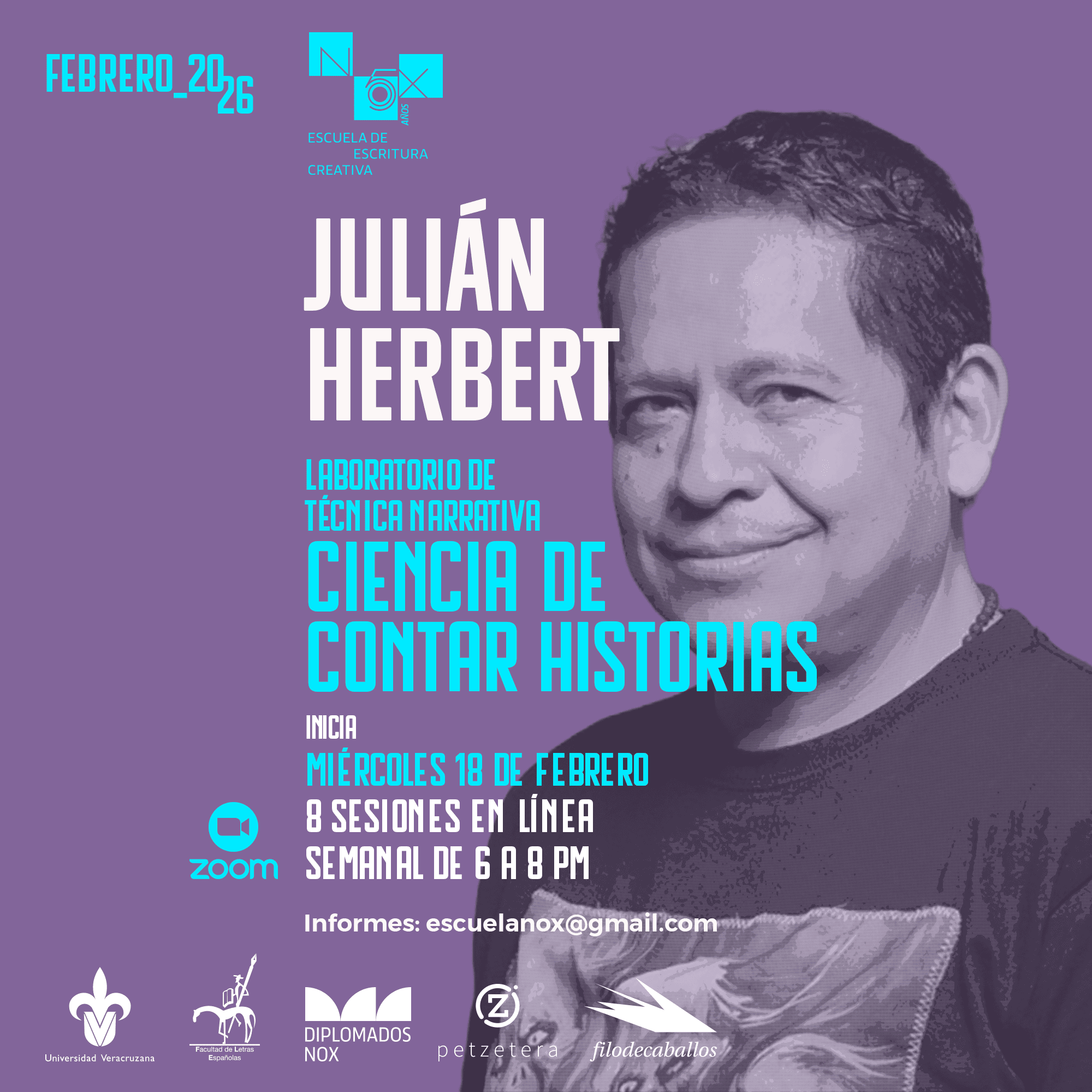Taller de narrativa con Julián Hebert