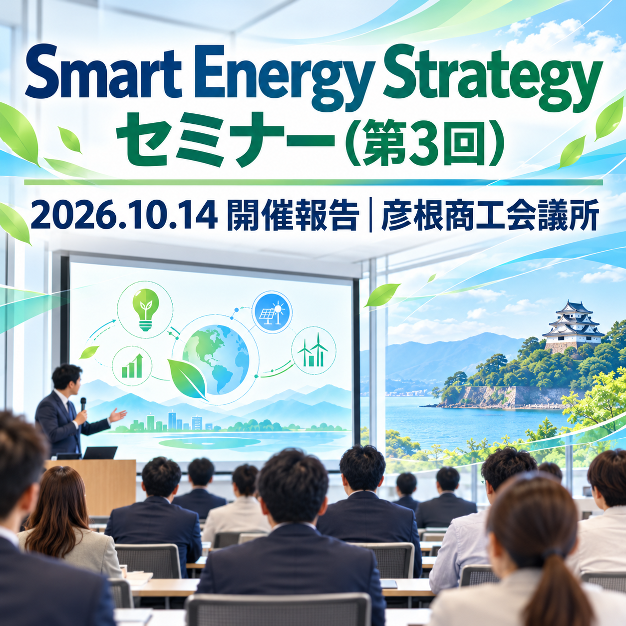 滋賀・彦根の省エネセミナー「Smart Energy Strategy セミナー（第3回）」開催報告