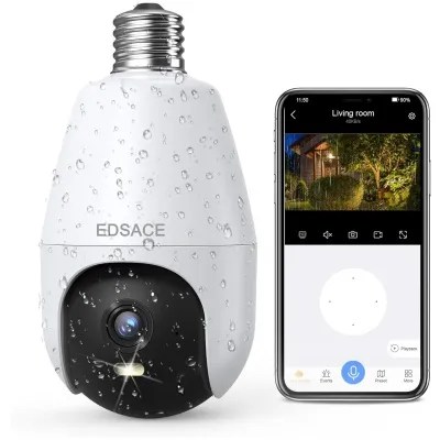 5G Light Bulb Security Camera