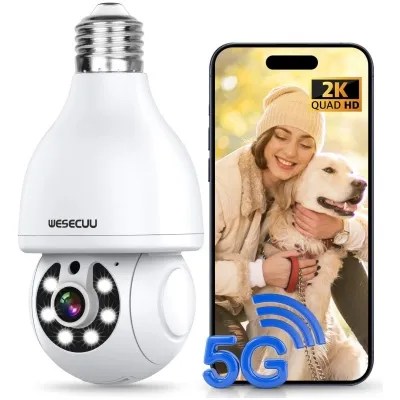 Light Bulb Security Camera, WiFi Security Cameras