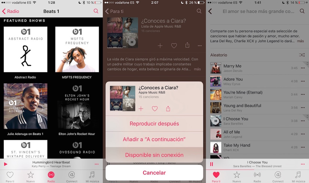 Cómo descargar listas de Apple Music para oírlas sin conexión