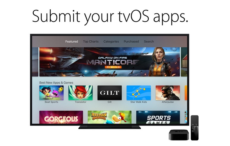 Los desarrolladores ya pueden enviar apps para el nuevo Apple TV