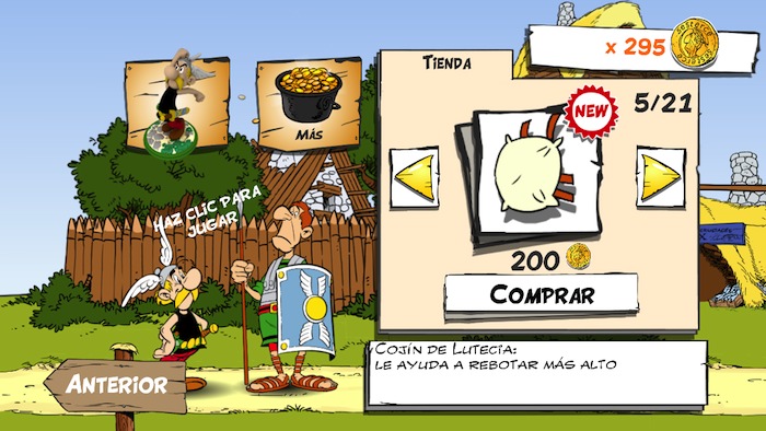 ¿Hasta dónde eres capaz de lanzar al pobre romano en Astérix: Megabofetón?