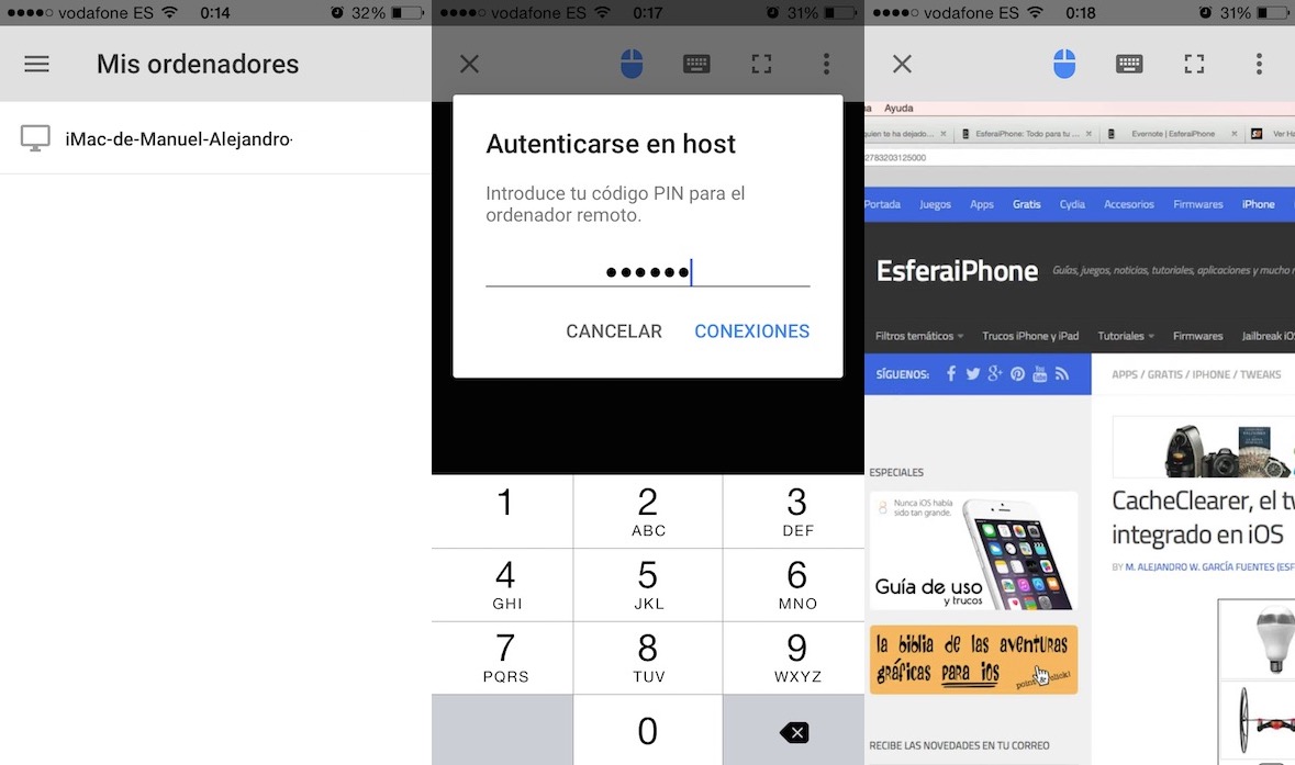Escritorio Remoto de Chrome llega por fin a la App Store