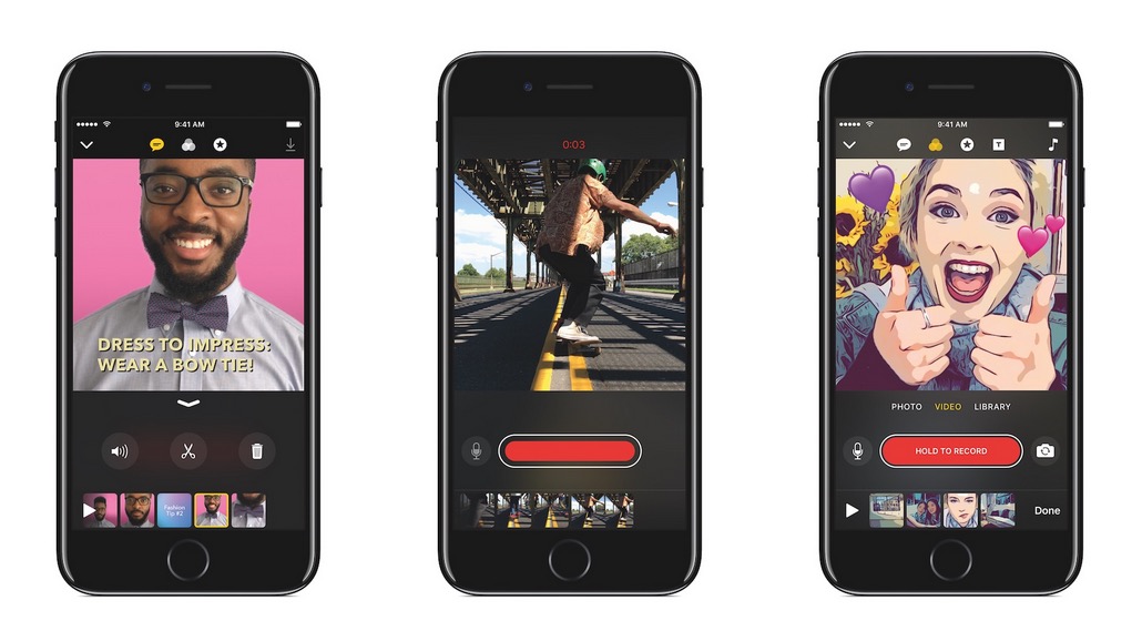 Clips - app de apple para crear vídeos virales