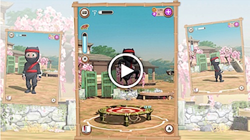 Clumsy Ninja es el primer juego destacado por Apple que incluye un trailer en la App Store