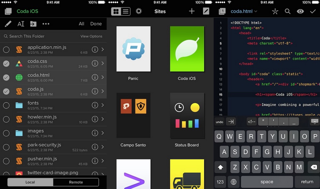 Coda for iOS se hace compatible con iPhone y añade muchas novedades