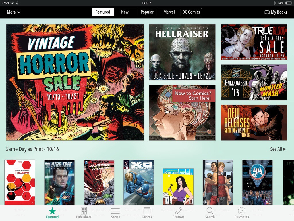 ComiXology ya no permite comprar cómics directamente desde iOS