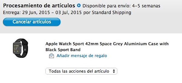Cómo comprar un Apple Watch desde España