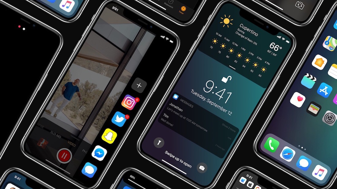Concepto iOS 12 para iPhone