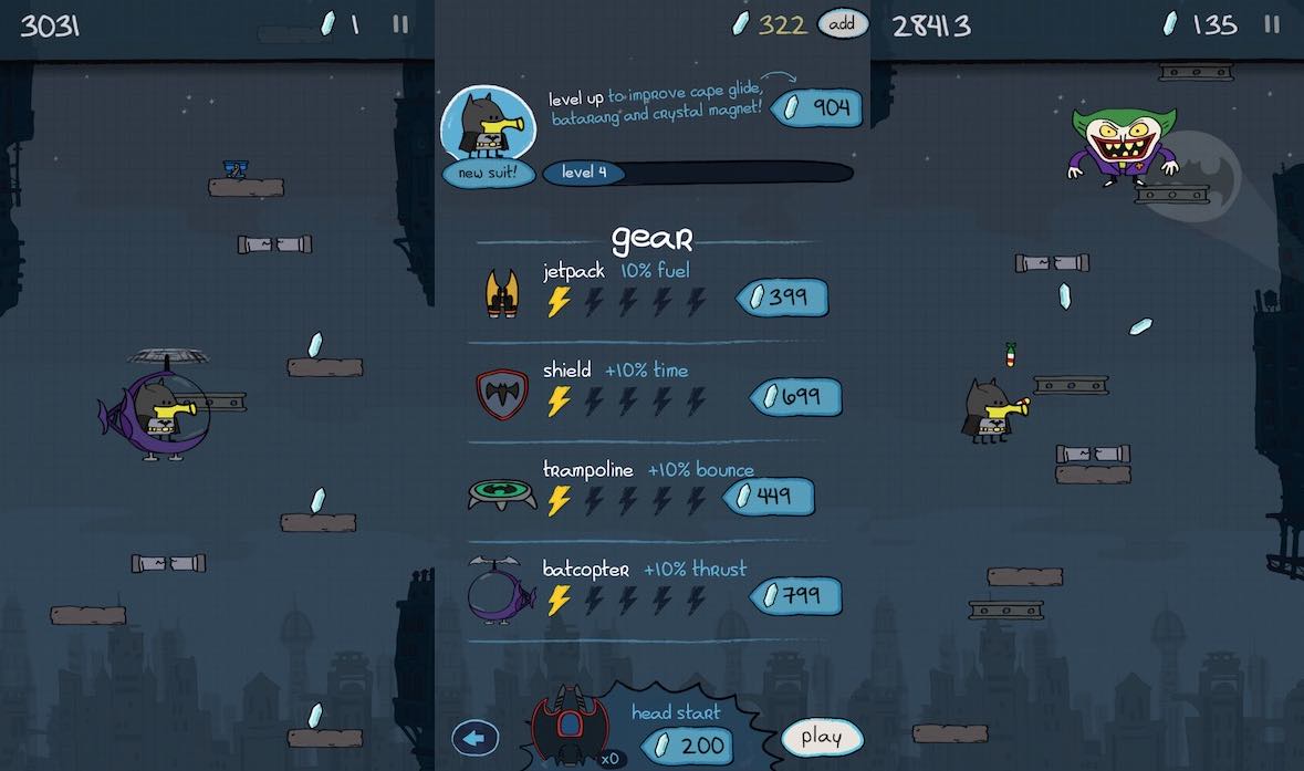 Doodle Jump DC llega a la App Store con Batman como primer personaje jugable