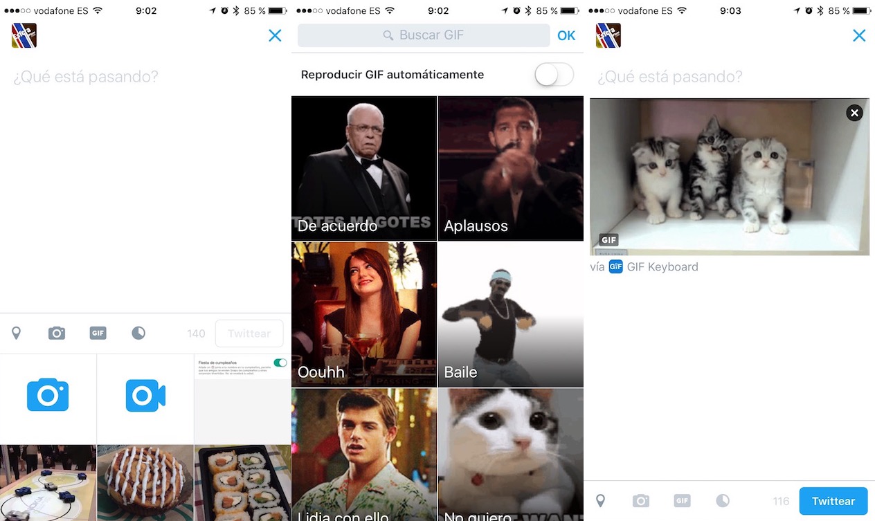 El nuevo botón GIF de Twitter empieza a llegar a todo el mundo