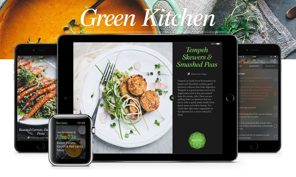 Apple regala la app de recetas vegetarianas Green Kitchen