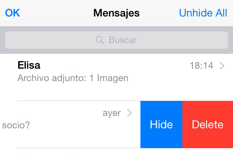 HiddenConvos nos permite ocultar mensajes en el iPhone y iPad fácilmente