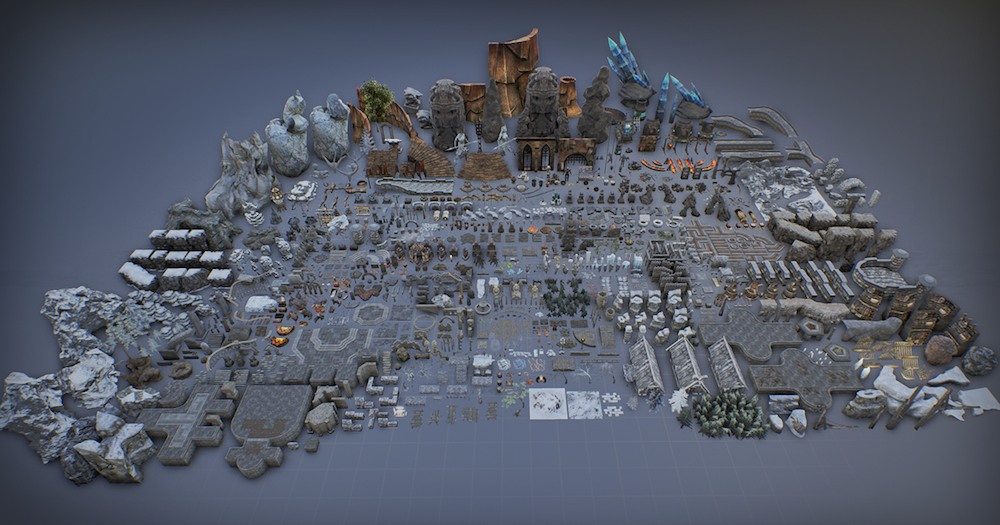 7600 assets de Infinity Blade gratis para desarrolladores