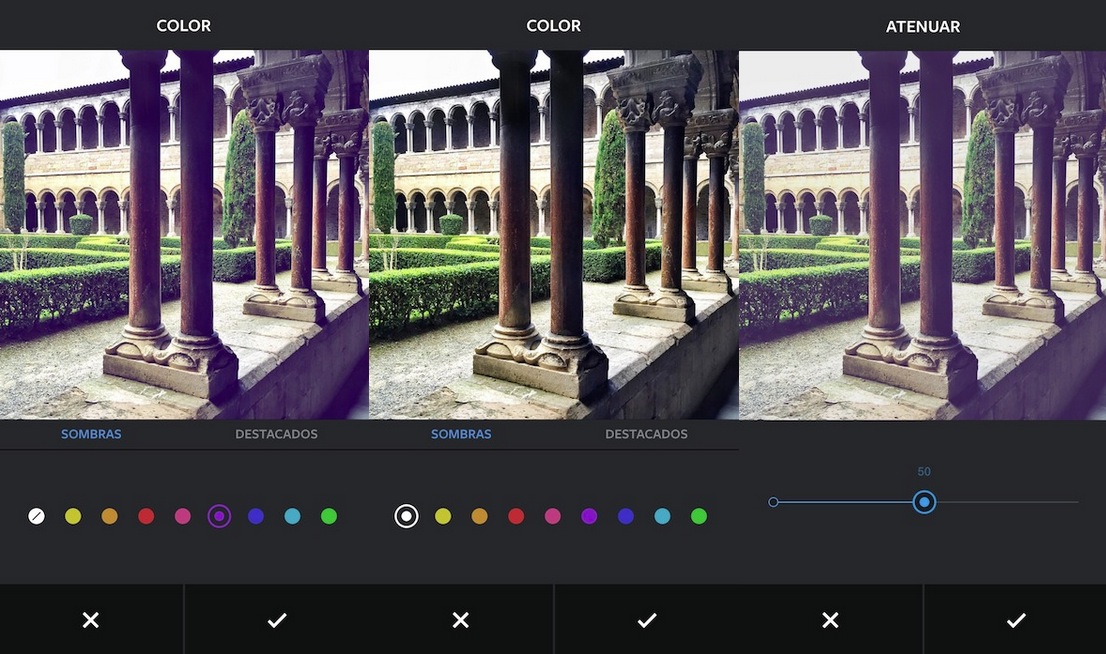 Instagram añade dos nuevas opciones a su app: Color y Atenuación