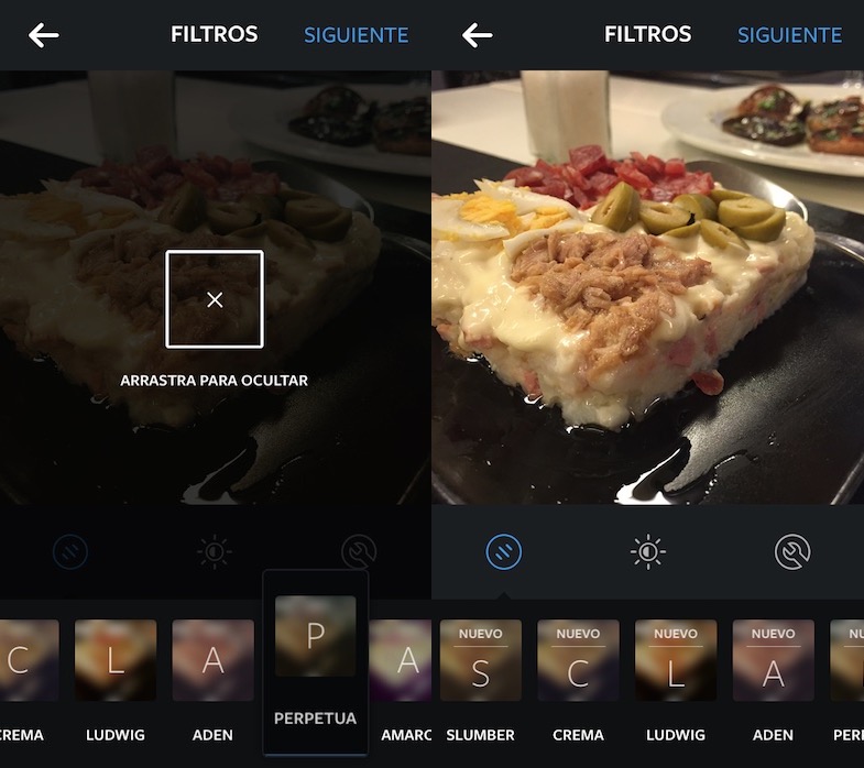 Instagram para iOS se actualiza con 5 nuevos filtros y la posibilidad de reordenarlos