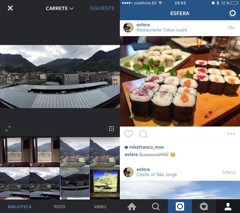 Instagram se rinde al formato horizontal y vertical