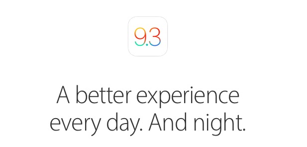 Apple ha publicado la primera beta de iOS 9.3 con interesantes novedades