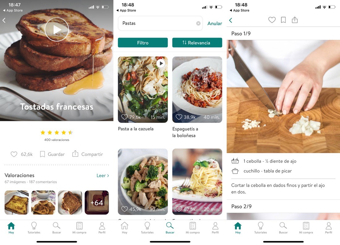 Kitchen Stories - App de recetas