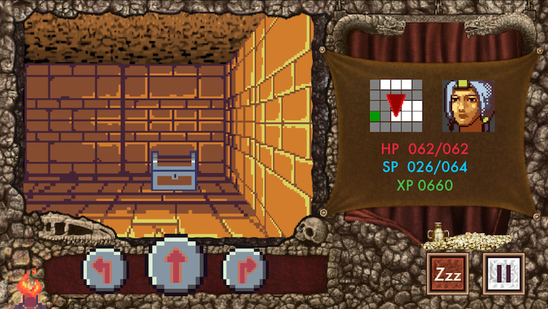 Mazes of Karradash, mazmorras con estilo retro para iPhone y iPad