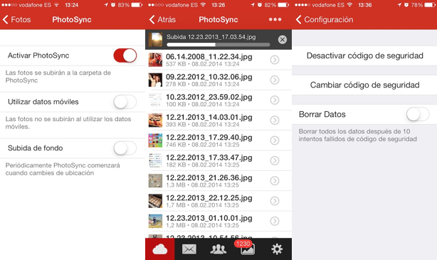 La aplicación de MEGA para iPhone ya permite la subida automática de fotos