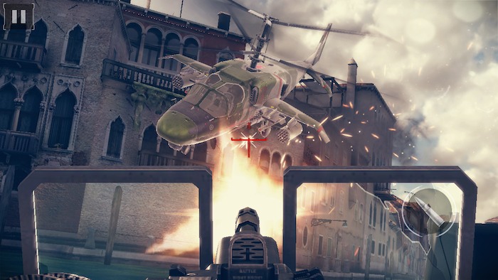 Así se ve Modern Combat 5 en un iPhone 4S comparado con un iPhone 5C