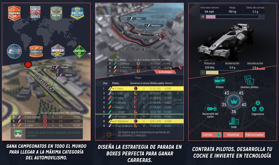 El juego de gestión automovilística: Motorsport Manager gratis por tiempo limitado